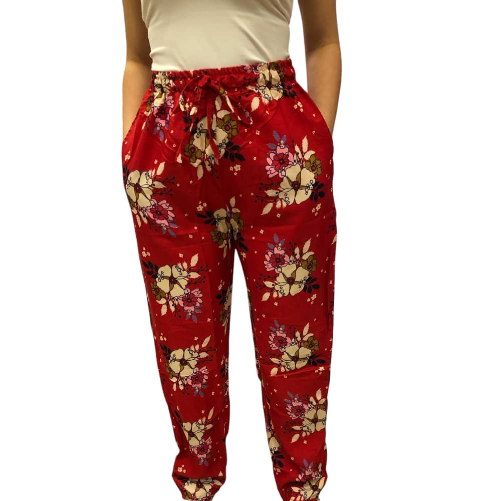 Pantalon de Dama Estampado Poliéster.