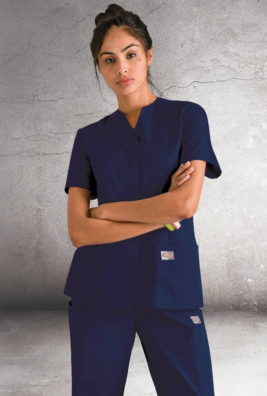Camisa de Uniforme Azul Marino Unisex Landau.