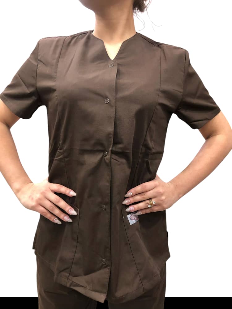 Camisa de Uniforme Marron Dama Landau.