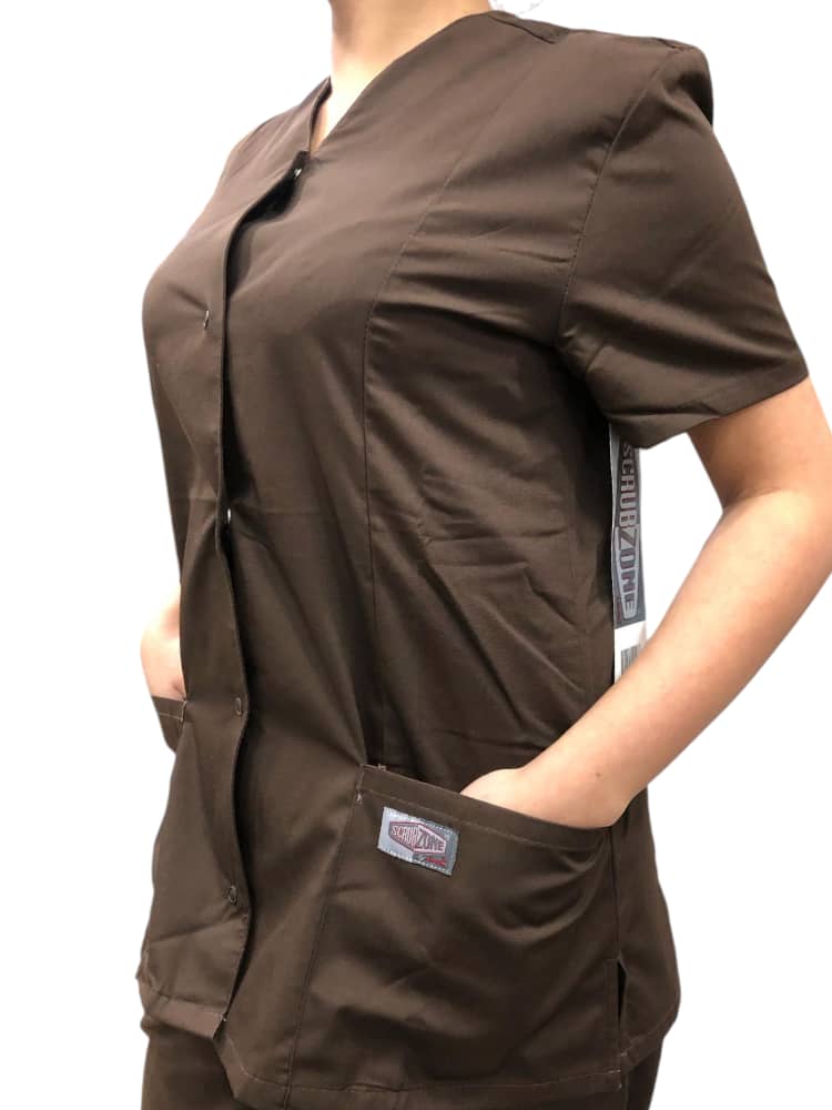 Camisa de Uniforme Marron Dama Landau.