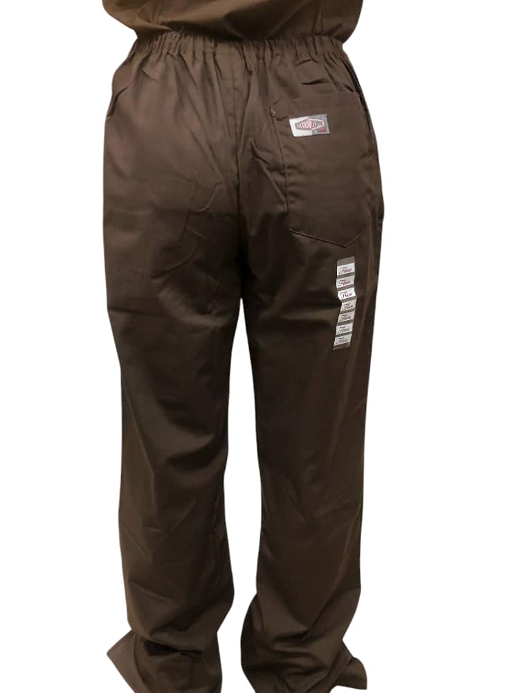 Pantalon de Uniforme Marron Clasico Unisex Landau.