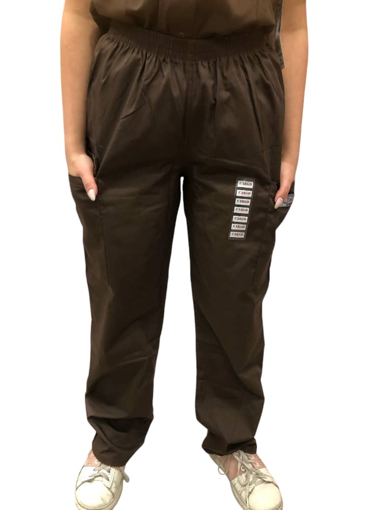 Pantalon de Uniforme Marron tipo Cargo Unisex Landau.
