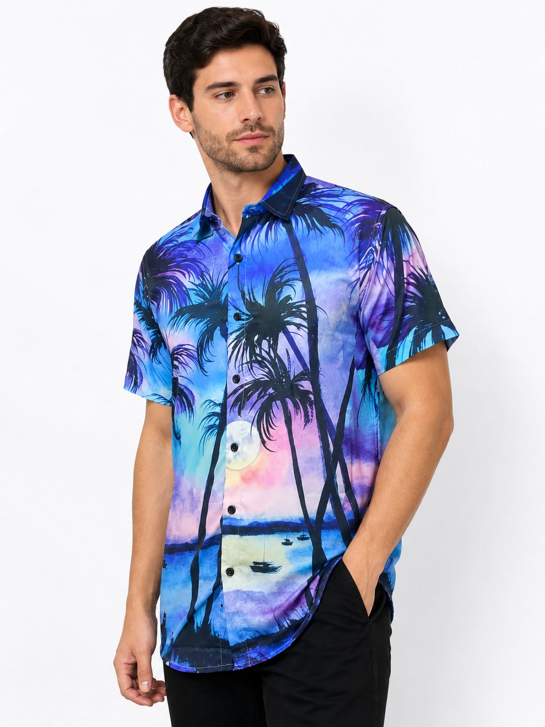 Camisa de Hombre Hawaiana