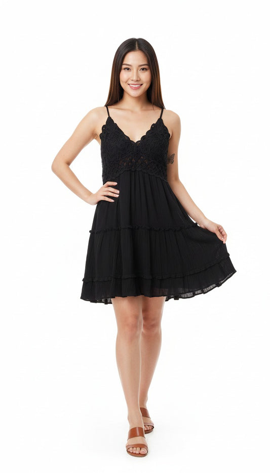 Vestido Corto de Dama