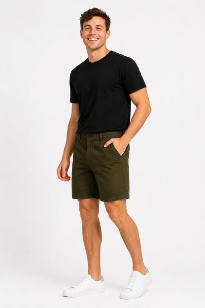 Short de Caballero Verde Olivo