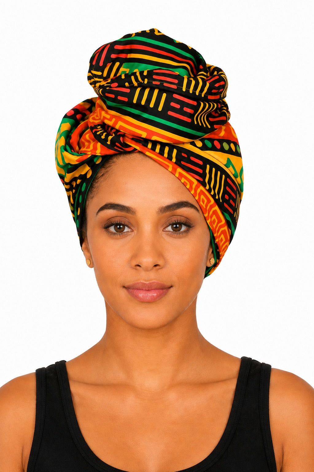 Turbante de Adulto Estampado Afrocaribeño Carnaval