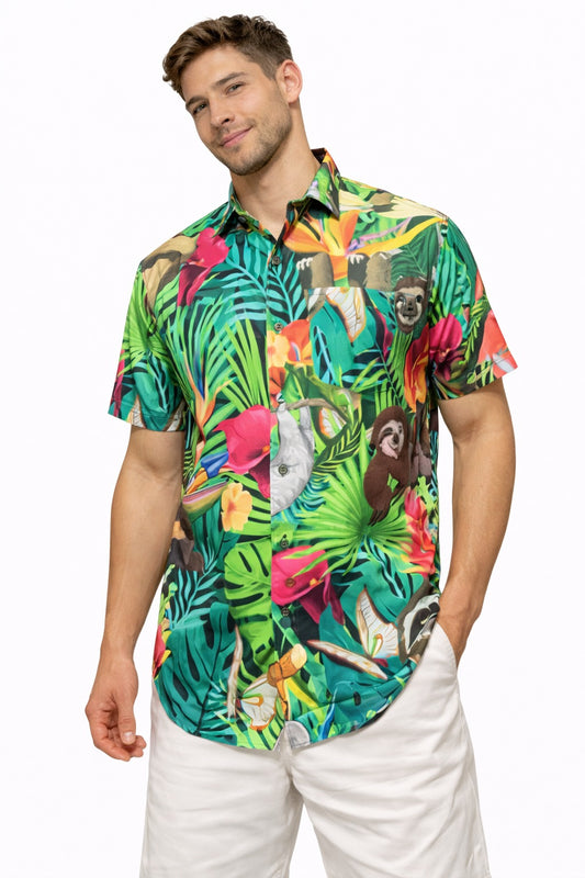 Camisa de Hombre Hawaiana