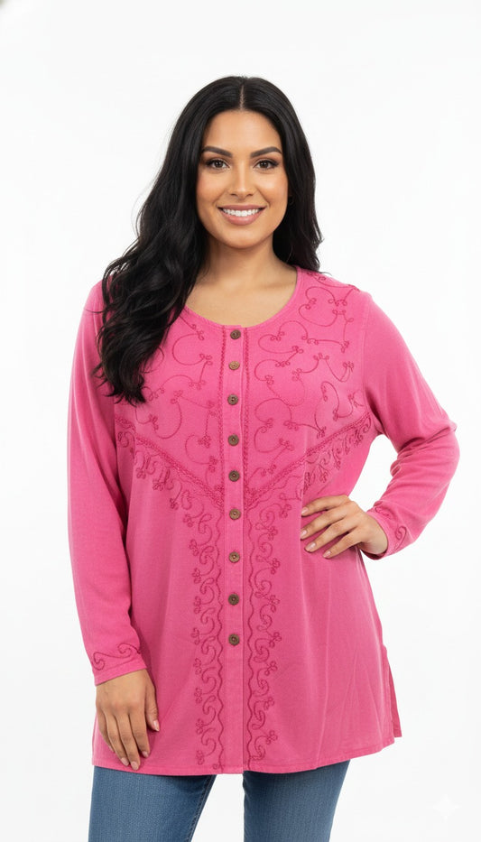 Blusa de Dama Rosada