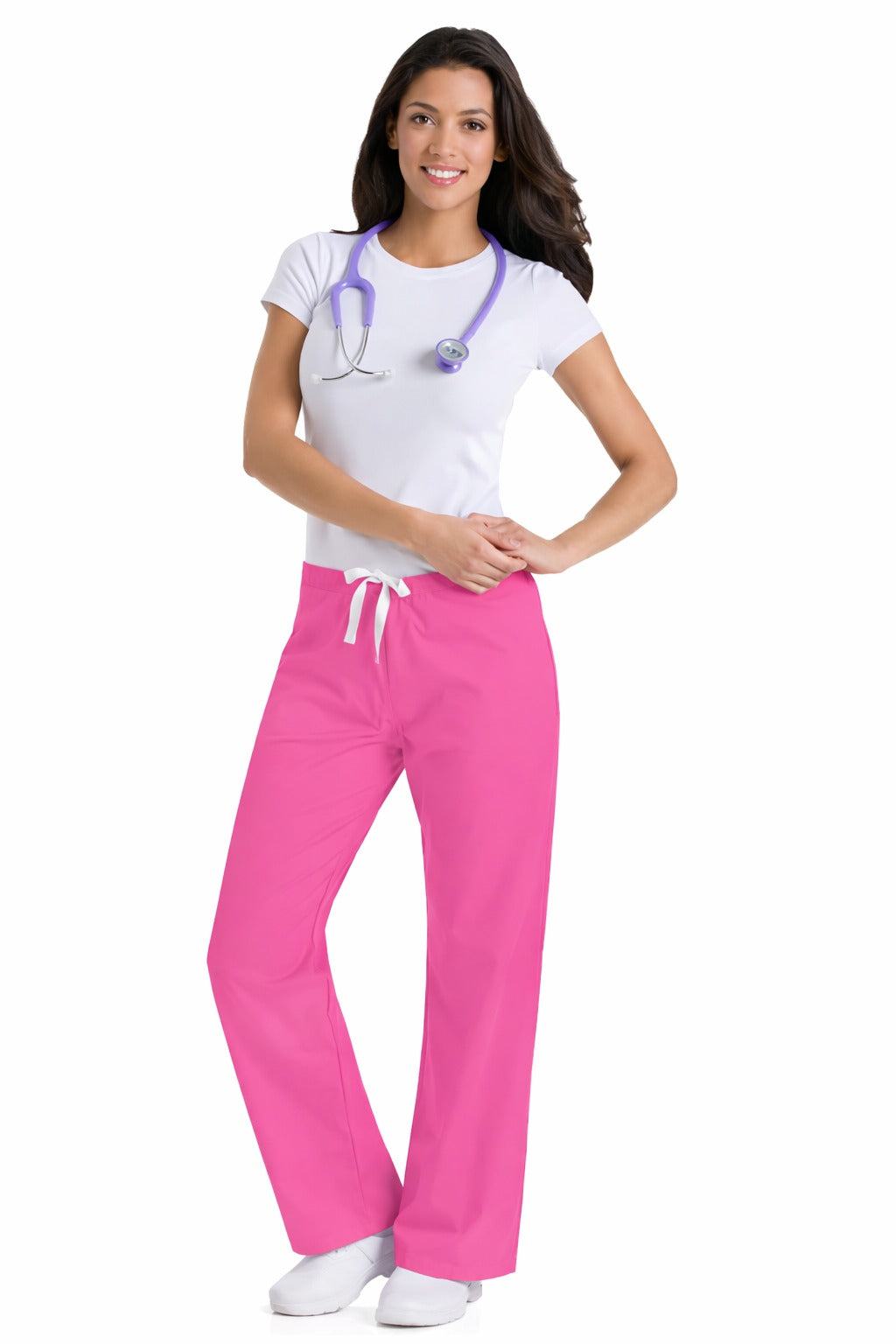 Pantalon de Uniforme Rosado Urbane Uniquely U