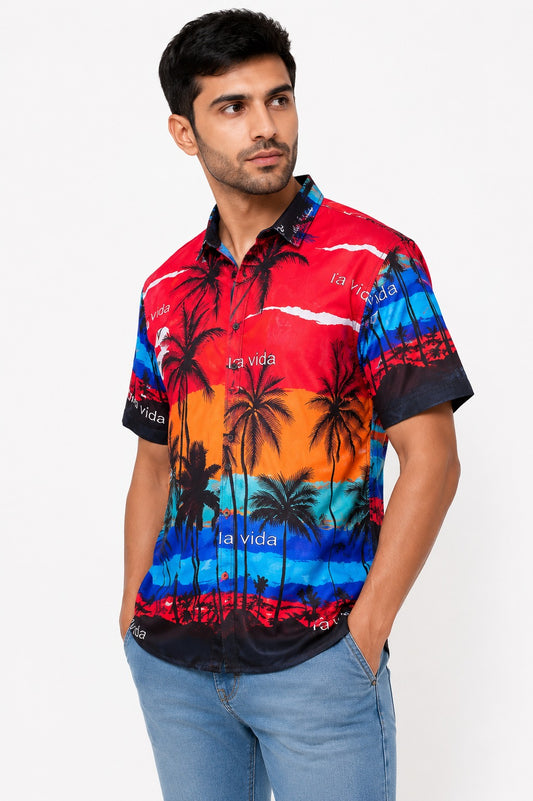 Camisa Hawaiana de Caballero
