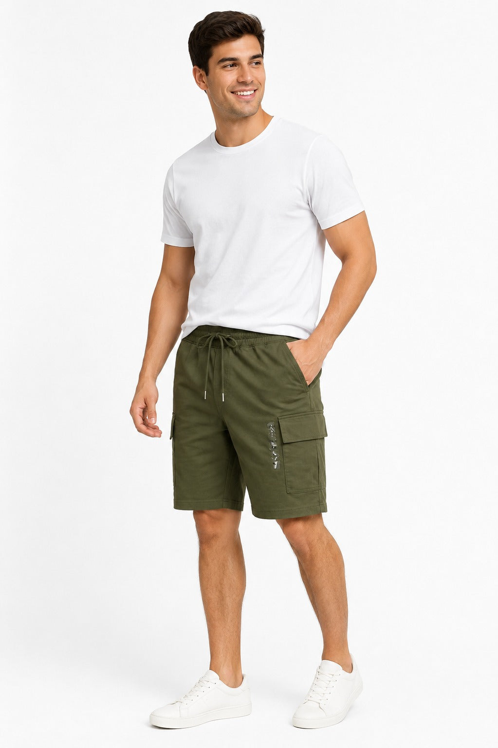 Short de Caballero Verde Olivo