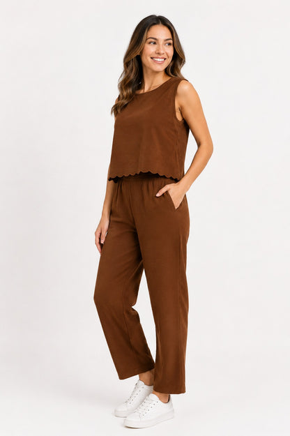 Conjunto Pantalon Palazzo de Dama