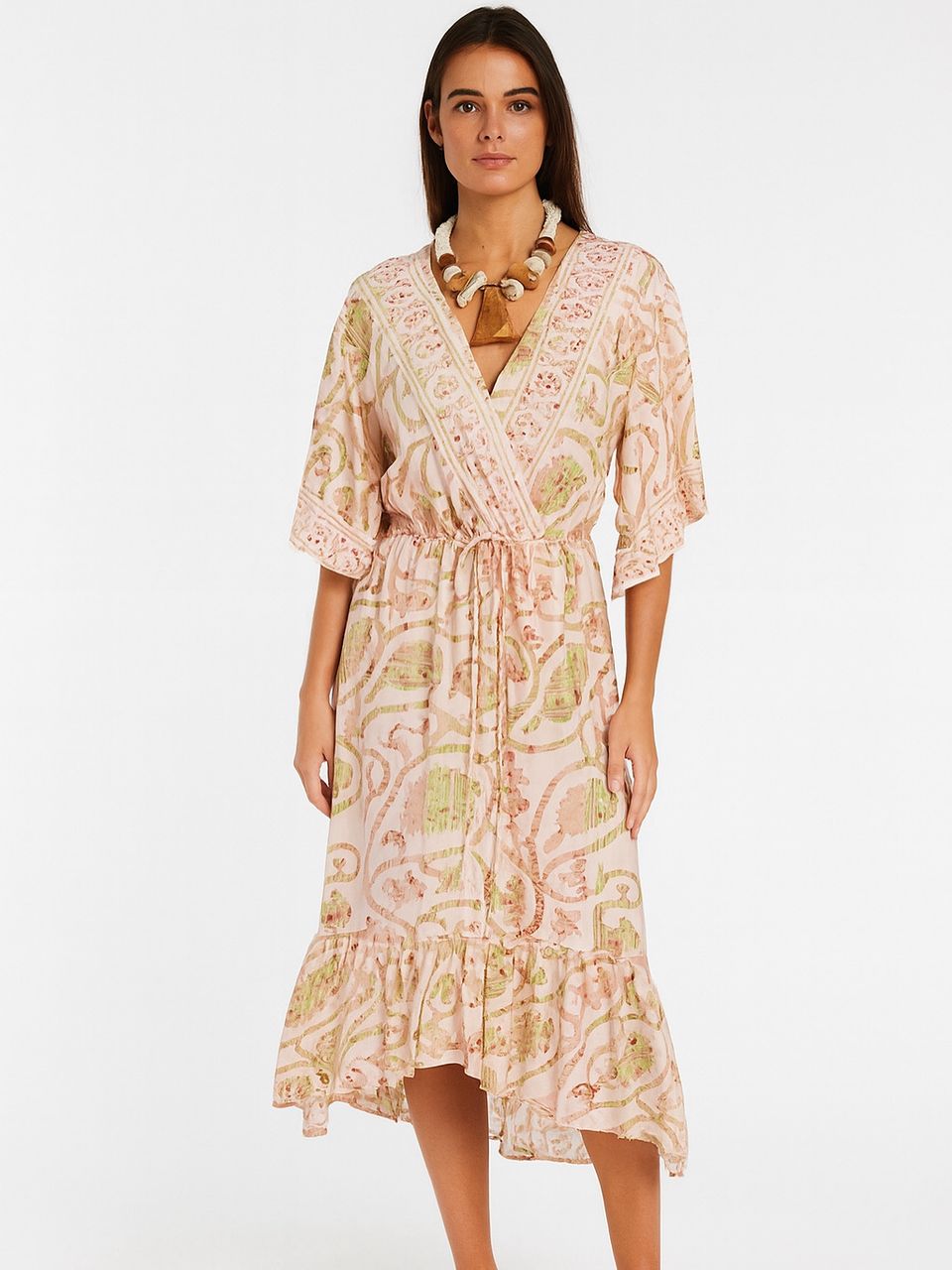 Vestido Estampado Casual de Dama
