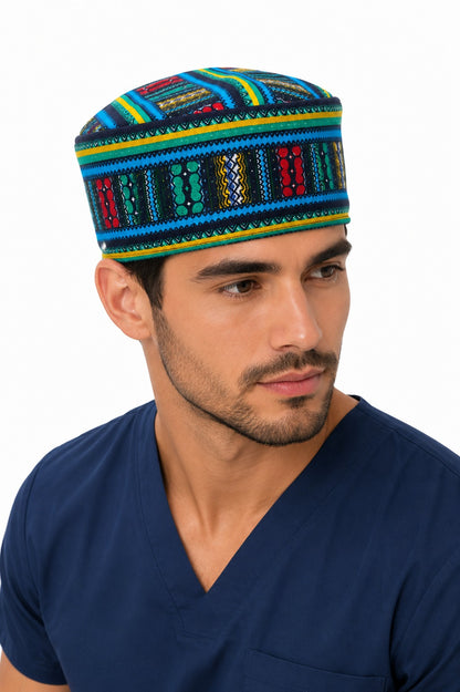 Sombrero Kufi de Adulto Sombrero Afrocaribeño Carnaval