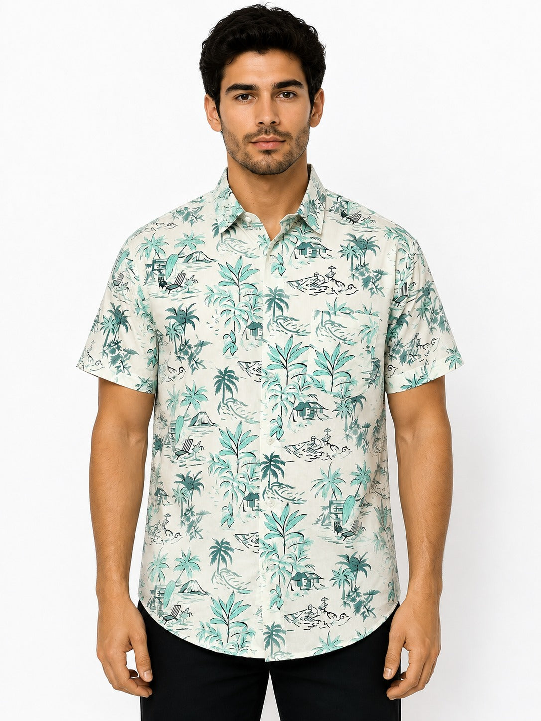 Camisa de Hombre Hawaiana
