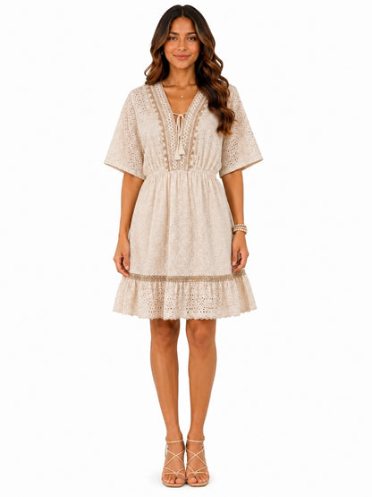 Vestido Beige