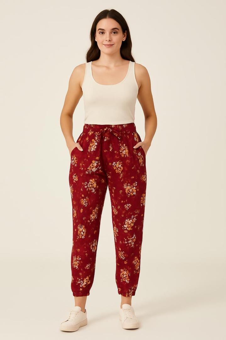 Pantalon de Dama Estampado Poliéster.