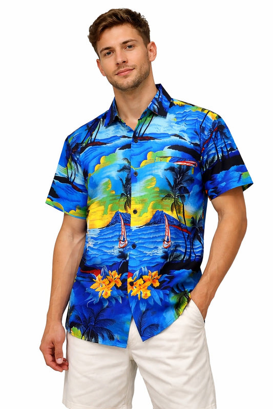Camisa Hawaiana de Caballero