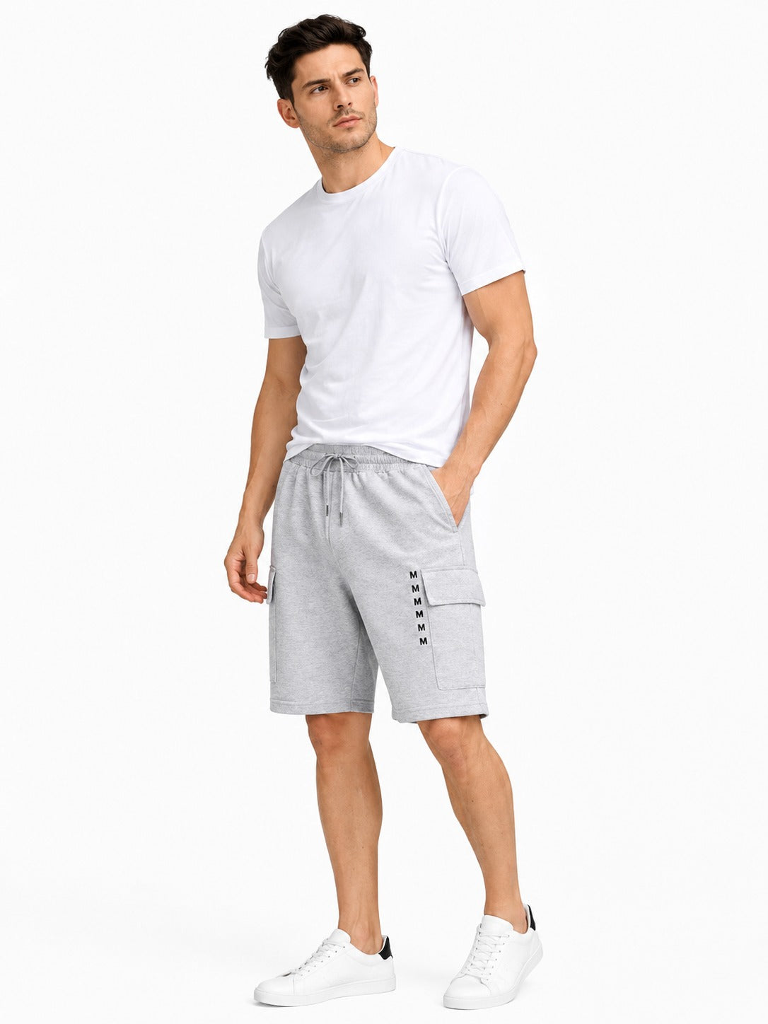 Short de Caballero Gris Claro