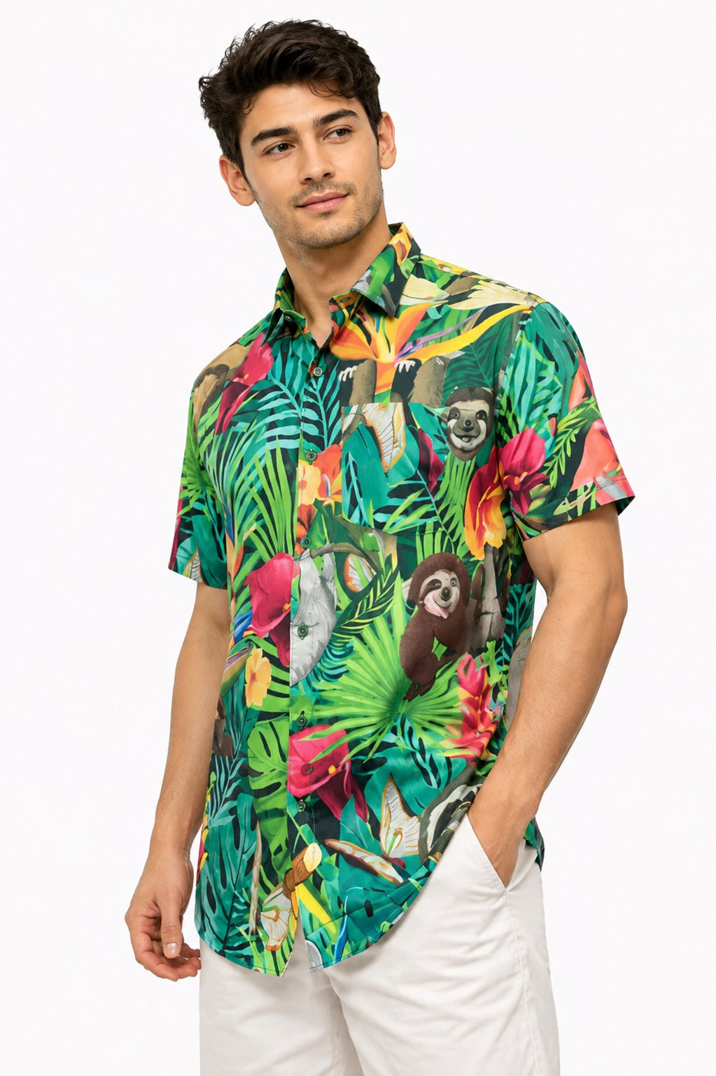 Camisa de Hombre Hawaiana