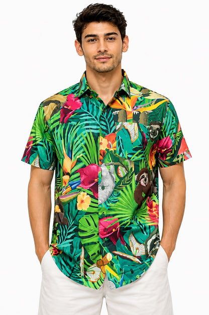 Camisa de Hombre Hawaiana
