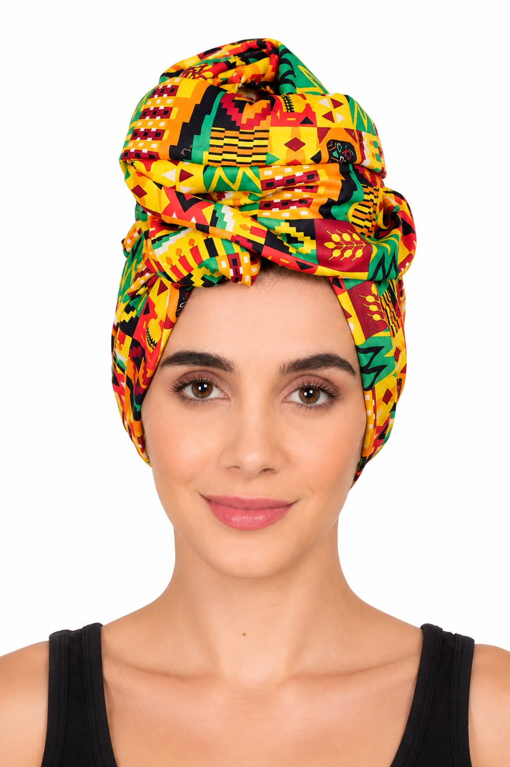 Turbante de Adulto Estampado Afrocaribeño Carnaval