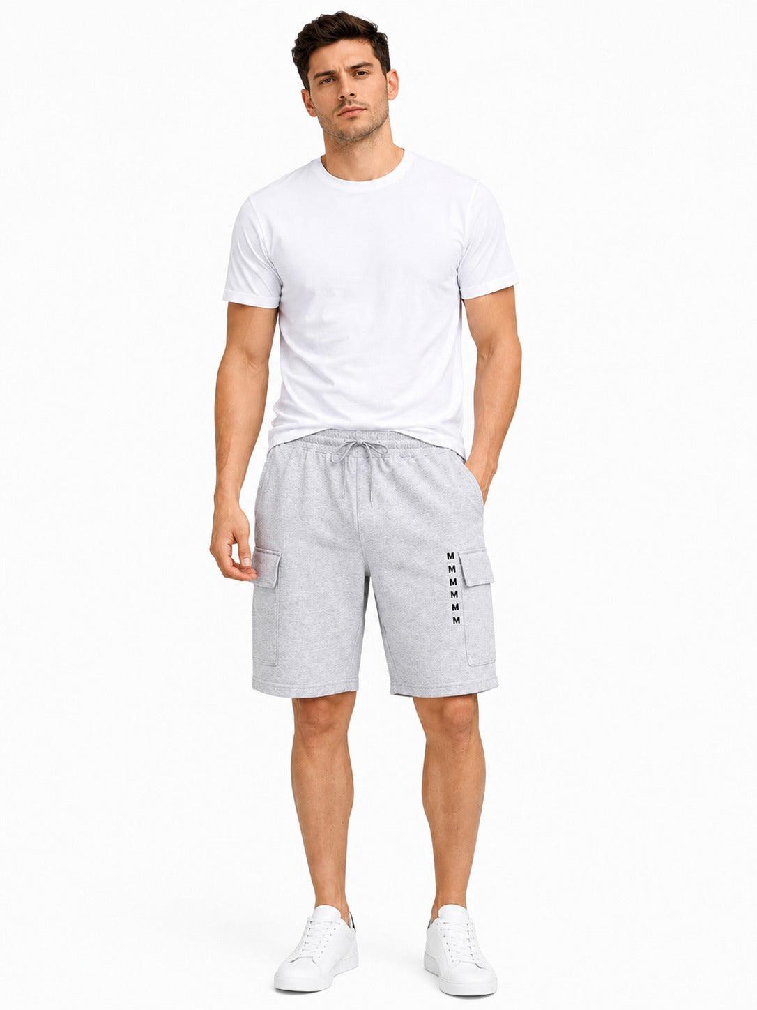 Short de Caballero Gris Claro