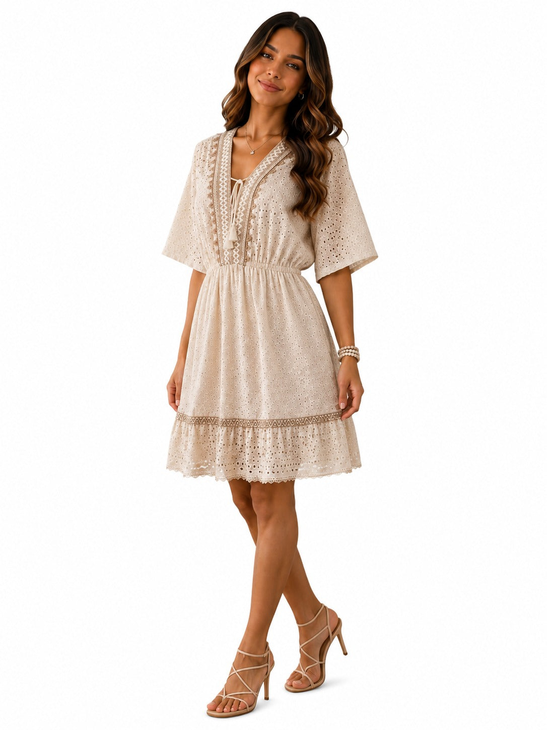 Vestido Beige