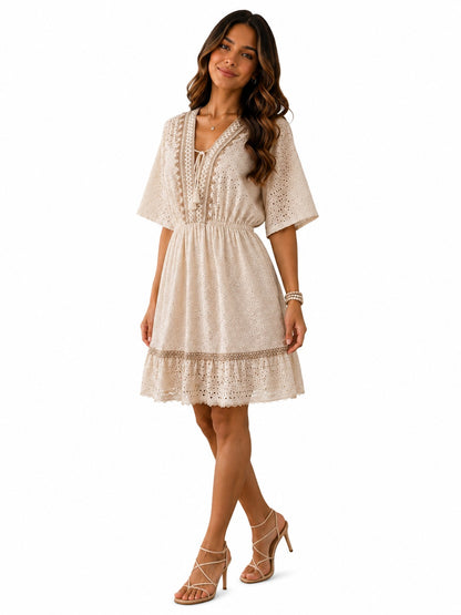 Vestido Beige