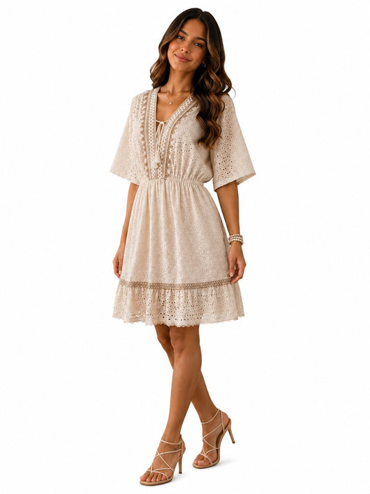 Vestido Beige