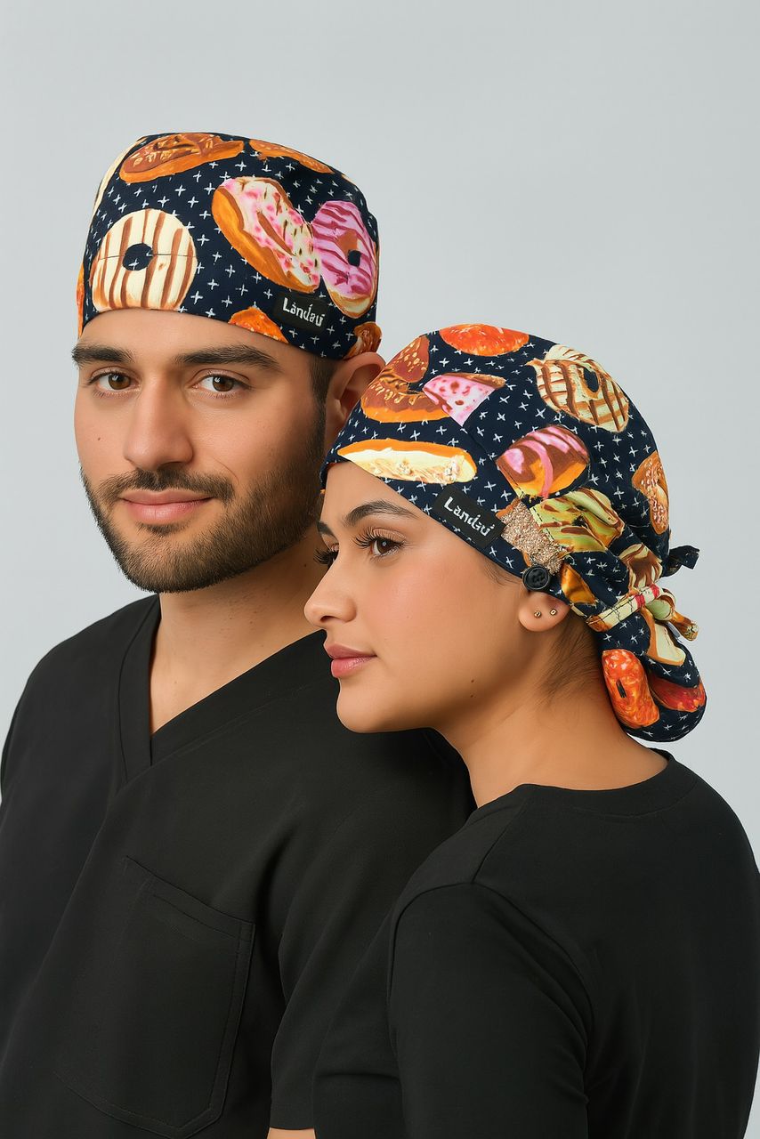 Gorro de Dama con Pliegues Donas