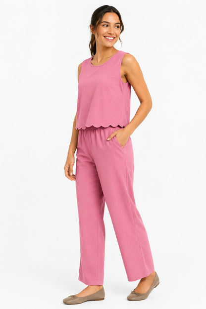 Conjunto Pantalon Palazzo de Dama