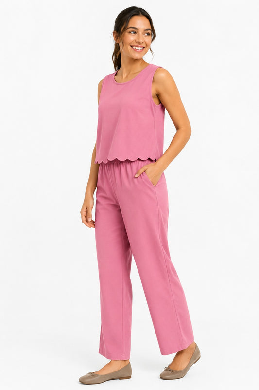 Conjunto Pantalon Palazzo de Dama