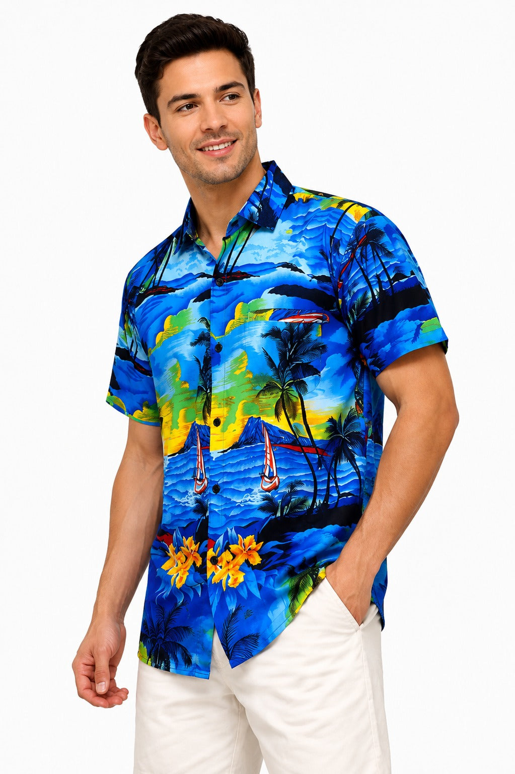 Camisa Hawaiana de Caballero