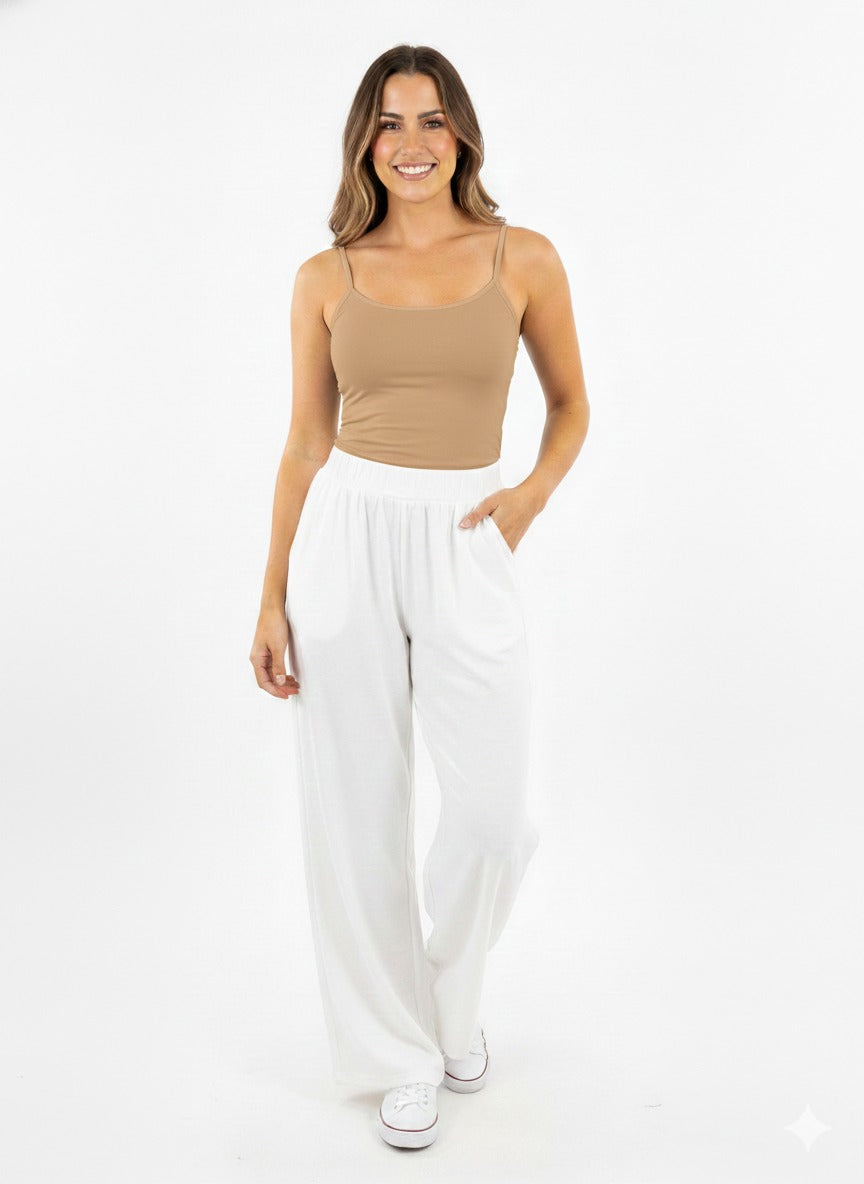 Top Basico Unicolor Beige